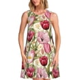 thumbnail image 1 of Fotbe Tulips Flowers Vestido de Verano sin Mangas para Mujer – Vestido Midi Línea A, Estilo Camiseta Floral, Vestido Playero Casual y Fluido, 1 of 7