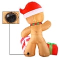 thumbnail image 3 of Gorro de jengibre navideño con decoración inflable de 2,4 m, de Joiedomi, 3 of 12