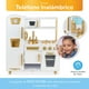 thumbnail image 5 of Cocina de Juguete de Madera para Niños con Refrigerador Cocinita Para Niñas Blanca -Vintage White And Gold Kids House COC10WG, 5 of 8
