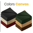 thumbnail image 6 of PROTARP Extreme Heavy Duty WaterProof Canvas Tarp 20 oz, UV Resistant Tarpaulin Cover with Rustproof Brass Grommets, Multipurpose for Canopy, Roof, Camping, Wood Pile (Brown 30'X50'), 6 of 7