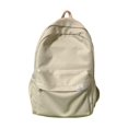 thumbnail image 4 of Mochila Fernando Mochila de color sólido para computadora portátil clásica linda estética informal para gimnasio Trabajo Camping Mujer Hombre Blanco, 4 of 8