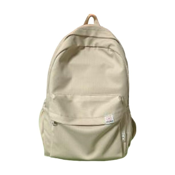 Mochila simple de color sólido Mochila estética linda para