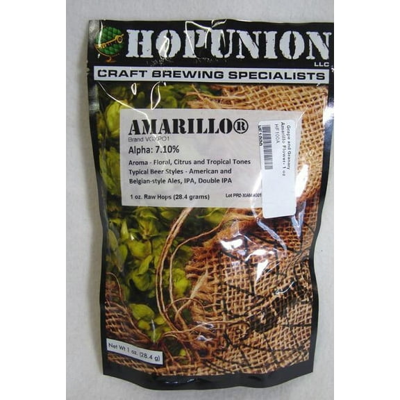 AMARILLO Loose Leaf Hop Flowers - 1 oz bag