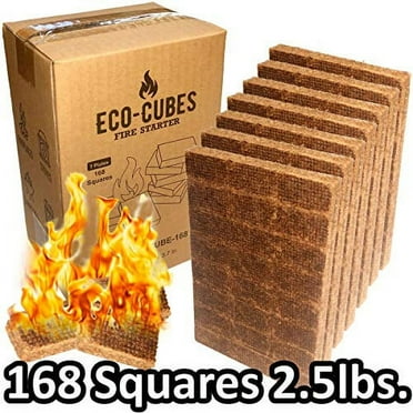 EasyGo Products Eco Cubes Quick Lighting Fire Starter Squares (72 Count)
