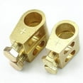 thumbnail image 2 of Teissuly Car Battery Terminal Cable Clamp a pair pure copper car battery clip High Current Battery Connector Connection Clip Battery Pile, 2 of 9