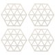 thumbnail image 1 of Salvamanteles de silicona para platos calientes, salvamanteles con forma de flores, soportes para ollas calientes para encimeras y sartenes, decoración de cocina bohemia hexagonal,, 1 of 5