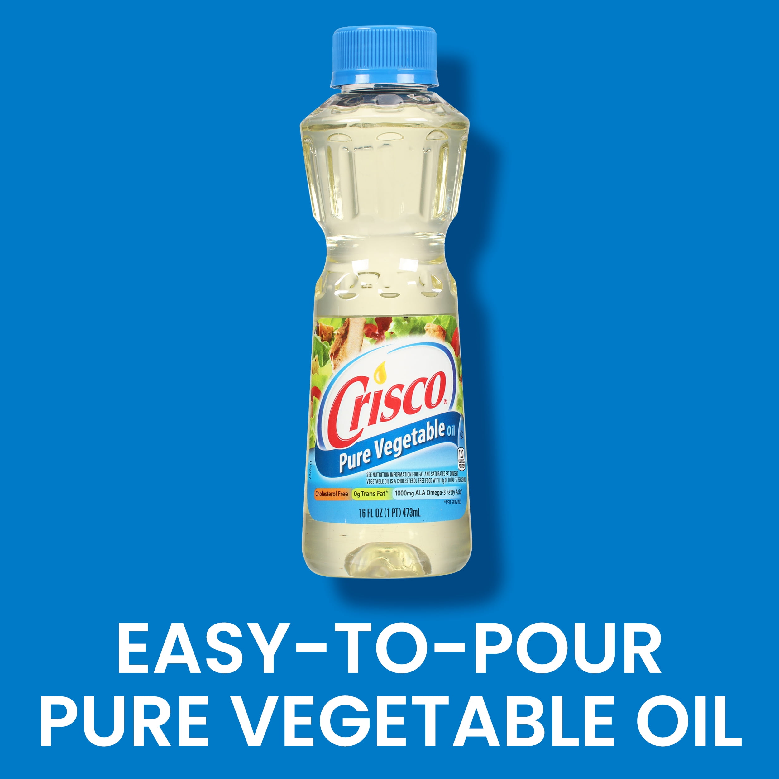 Crisco Vegetable Oil, Pure 64 Fl Oz, Oils & Sprays