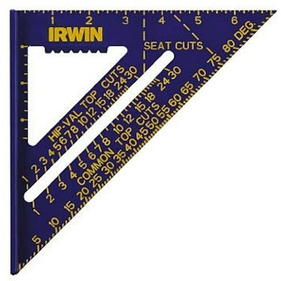 Irwin 1794463 Hi-Contrast 7" Aluminum Rafter Square