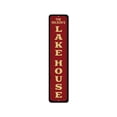 thumbnail image 2 of Lake House Vertical Novelty Decor, Metal Wall Sign - 4x18 Inches, 2 of 4