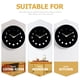 thumbnail image 4 of Reloj de pared de madera luminoso con fase lunar, silencioso, sin pilas, 4 of 7
