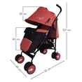 thumbnail image 5 of Carriola Plegable con Cubre-pies Aquila Rojo Hasta 15 Kg, 5 of 5