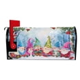 thumbnail image 3 of Ryvnso Mailbox Cover Magnetic Cute Gnomes Christmas Tree Mailbox Wrap Large Size 25.5x21 Inch, 3 of 8