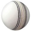 Leather Cricket Ball White Color A Grade Hard and Seasoned Hand Stitched Practice Cricket Balls