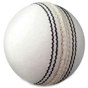 Leather Cricket Ball White Color A Grade Hard and Seasoned Hand Stitched Practice Cricket Balls