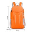 thumbnail image 3 of Mochila Para Acampar Mochila de nailon para acampar, transpirable, impermeable, para hacer ejercicio, fitness (naranja), 3 of 7