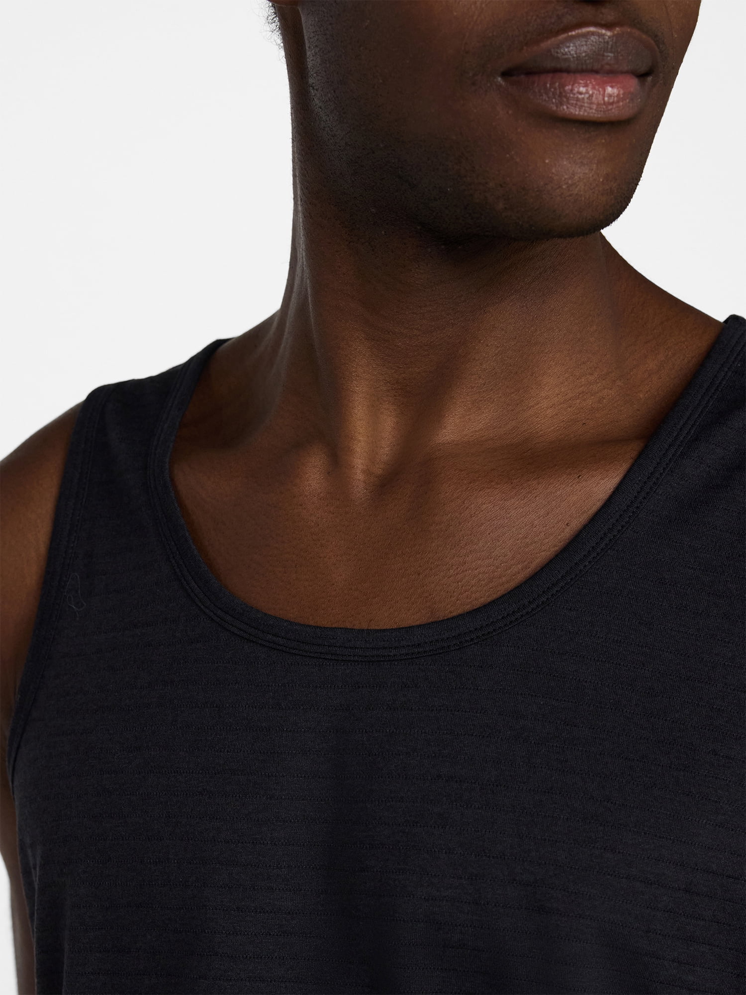 Athletic Works Men's and Big Men's Stripe Jersey Active Tank Top, Sizes S-3XL