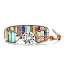 Bopika Wrap Bracelet for Women and Men, Beads for Friendship Jewelry and Gifts, Boho, Leather