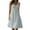 Grey, variant on B91xZ Plus Size Dresses Sleeveless Button Down Shirt Dress Casual Tie Waist Midi Dresses,Gray L