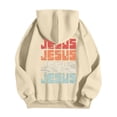 thumbnail image 3 of MHFRRA Sudaderas Casuales para Hombre para Uso Diario, Sudaderas Estampadas de Corte Relajado para Otoño E Invierno, Fáciles de Cuidar, Elegantes y Cómodas Beige, 3 of 4