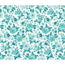 The Pioneer Woman Evie Peel & Stick Wallpaper, Teal, 18" x 18.86'