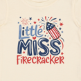thumbnail image 4 of Inktastic Little Miss Firecracker Patriotic Girls Baby T-Shirt, 4 of 5