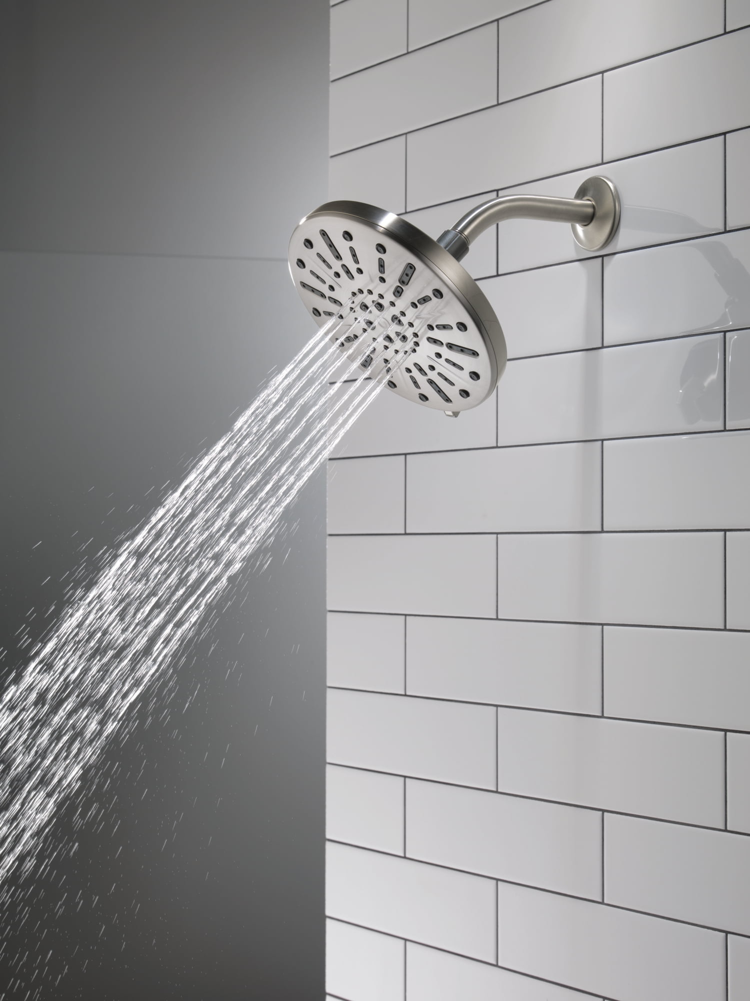 Delta 4-Setting Raincan Shower Head - 75444SN