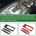 thumbnail image 6 of Unique Bargains Central Control Gear Shift Panel Trim Cover for Chevrolet Camaro 10-15 Gear Shift Control Anti-Scratch Panel Sticker Carbon Fiber Black Half Pack Trim, 6 of 6