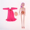 thumbnail image 3 of Muñeca de mujer embarazada real Accesorio de muñeca de moda - Muñeca de mujer embarazada real de Muñeca embarazada de juguete para Doll House Decoración Magideal Muñeca de mujer embarazada real, 3 of 7