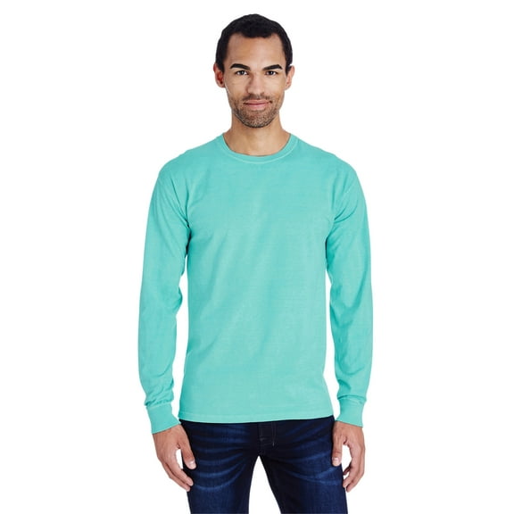 ComfortWash by Hanes Unisex 5.5 oz., 100% Ringspun Cotton Garment-Dyed Long-Sleeve T-Shirt - GDH200