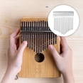 thumbnail image 4 of HEALEEP 1 Ensemble de Remplacement Professionnel Mini Kalimba en Acier Argenté pour Fans de Musique, 4 of 6