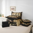 thumbnail image 4 of Camo Deer Twin Comforter Set 7 Piece Teen,Tree Branches Camouflage Hunting Bedding Set Woodland Animal Bed In A Bag Retro Pine Tree Wildlife Sheet Set With Comforter, 4 of 5
