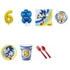 Sonic the Hedgehog 6th birthday supplies party pack for 16