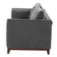 thumbnail image 3 of Sala 2-2 Oslo Trinity ( 2 piezas Love Seat ) Gris Oscuro Para Sala, 3 of 9