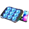 thumbnail image 1 of Almohadilla de refrigeración para portátil AIMIUZI Gaming con 9 ventiladores, portátil de 12 a 17 pulgadas, 1 of 7