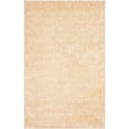 thumbnail image 5 of SAFAVIEH Clyde Solid Plush Polyester Shag Area Rug, Cream, 4' x 6', 5 of 7