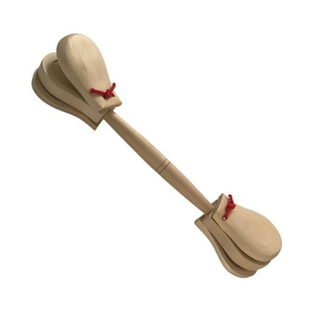 

HOMEMAXS Creative Double-head Castanets Early Educational Playthings Kids Percussion Toys