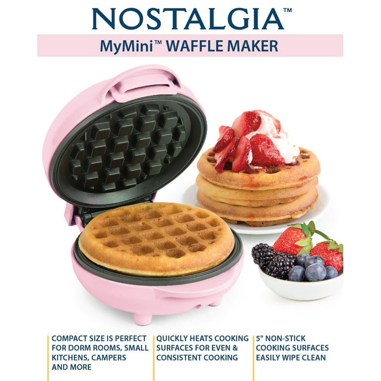 Nostalgia My Mini Griddle Teal Pancake Maker 5 Non-Stick Cooking Surface  Dorm