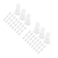 thumbnail image 4 of Raindrops 200 pcs  Nylon Car Fasteners White Plastic Rivets for Cars Auto Push Retainer Clips Car Panel Fasteners Bumper Retainer Clips Universal Car Clips, 4 of 8