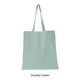 thumbnail image 4 of Qarigey Capacidad grande del bolso de compras resistente y durable hecho con la bolsa de asas de la capacidad grande del algodón de la Bolsas de mensajero y de hombro té verde, 4 of 6