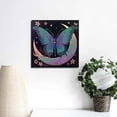 thumbnail image 4 of Fenyluxe Butterfly Crescent Moon Stars Canvas Wall Art Decor Ready To Hang for Room Home Decor 16x16in, 4 of 6