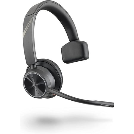 Poly Voyager 4300 UC Headset - Mono - USB Type C - Wired/Wireless - Bluetooth - 164 ft - 20 Hz - 20 kHz - Over-the-head - Monaural - Ear-cup - 4.92 ft Cable - Noise Cancelling MicrophoneTAA Compliant