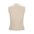 thumbnail image 5 of Essentials Womens Camisole Tank Tops Sheer Mesh Patchwork Neck Trendy Sleeveless Summer Tops Clothes Outfits 2025, 5 of 8
