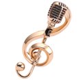 thumbnail image 4 of Milisten Broche Microphone Épingle Micro Note de Musique Broche Étiquette de Mode Épingle Cadeau Musical pour Femmes, 4 of 6