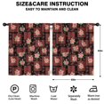 thumbnail image 2 of Pioneer Flower Floral Print Pattern Insulated Teens Curtains Set Of 2, Bedroom Essentials, Toddler Room Decor 52"x63", 2 of 5