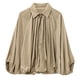 thumbnail image 1 of Chaqueta Talakeno Puffed Bomber para mujer, color caqui, talla M, 1 of 7