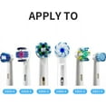 thumbnail image 2 of 12pcs Oral Brush Head Protection Cap B, Replacement Brush Head Storage for Electric Toothbrush, Convenient for Travel and Keeps Dust Away for Better Health, 2 of 4