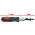 thumbnail image 2 of 1/4" Screwdriver Handle Multi Functional 180° Rotatable Hex Wrench Handle Bit Holding Hexagonal Screwdriver, 2 of 8