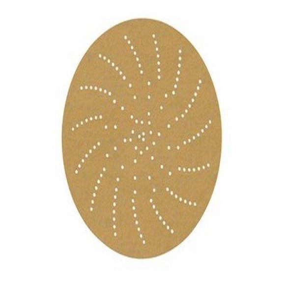 3M Hookit Gold Disc Dust Free 236U, 01081, 6 in, P120 Grade, 100 Discs, Automotive Abrasive Discs