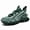 Green, variant on Men's Outdoor Adventure Running Shoes, summer breathable mesh athletic sneakers, tough wear resistant upper and non-slip grip for trail walking and casual outdoor sports.