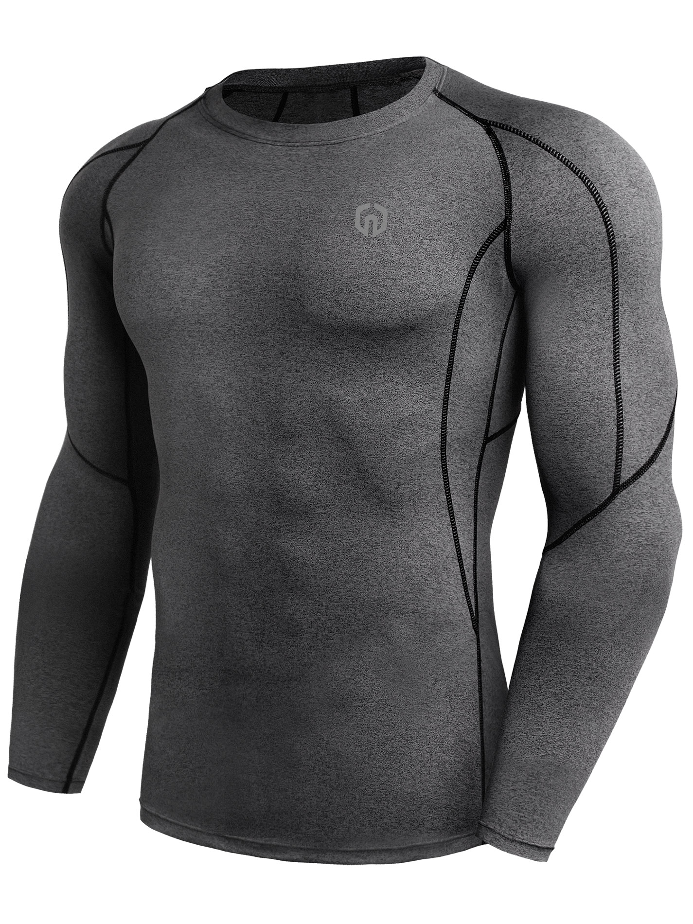 NELEUS Men Dry Fit Long Sleeve Compression Shirts Workout Running ...
